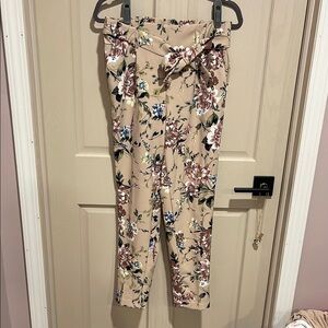 ONE by Contrarian Tan and Brown Cropped Jumpsuit